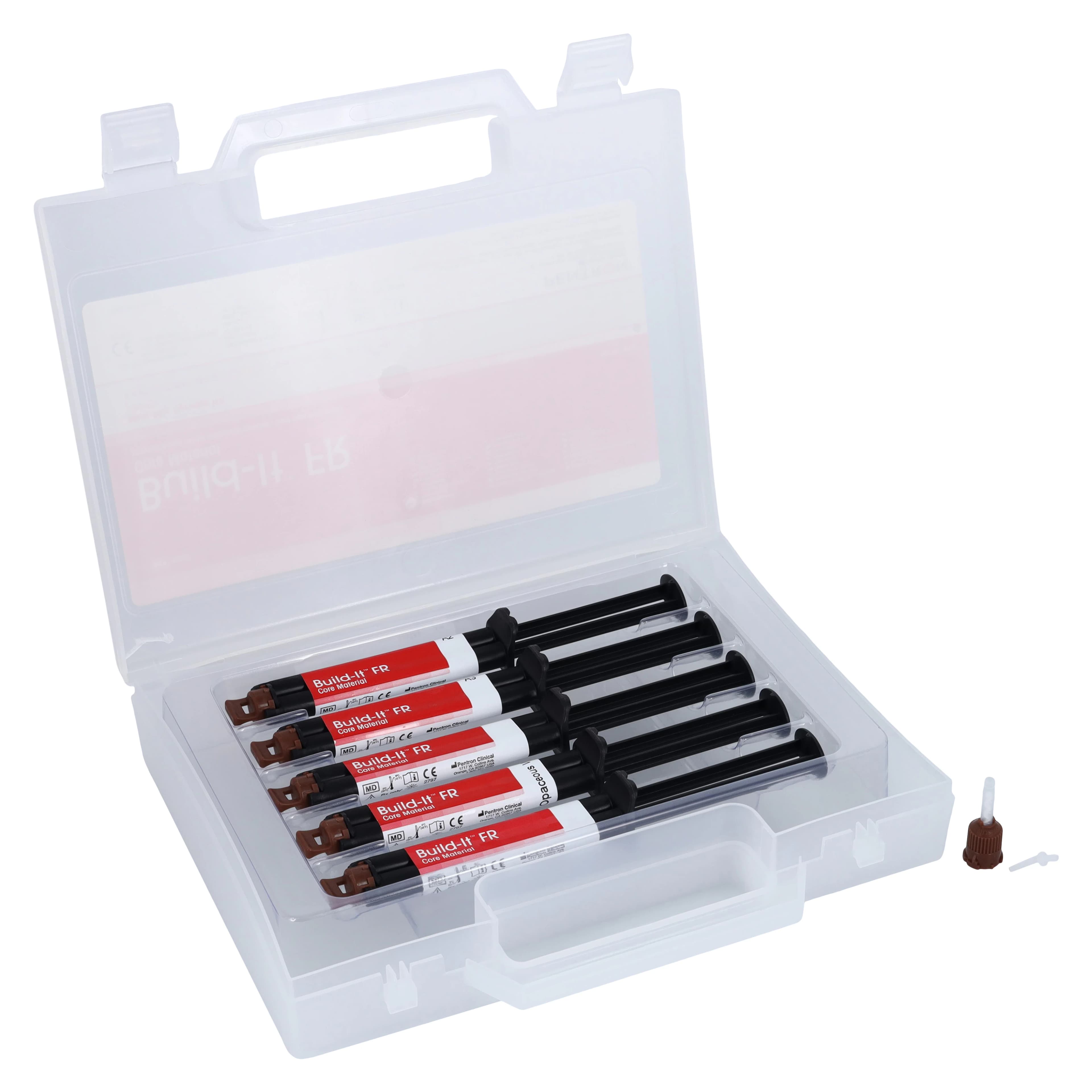 Build-It FR Fiber Reinforced Core Material Mini-Mix Syringe Kit, 5 x 4mL Syringes (Shades A2, A3, Blue, Gold, Opaceous White), N32F thumbnail 2