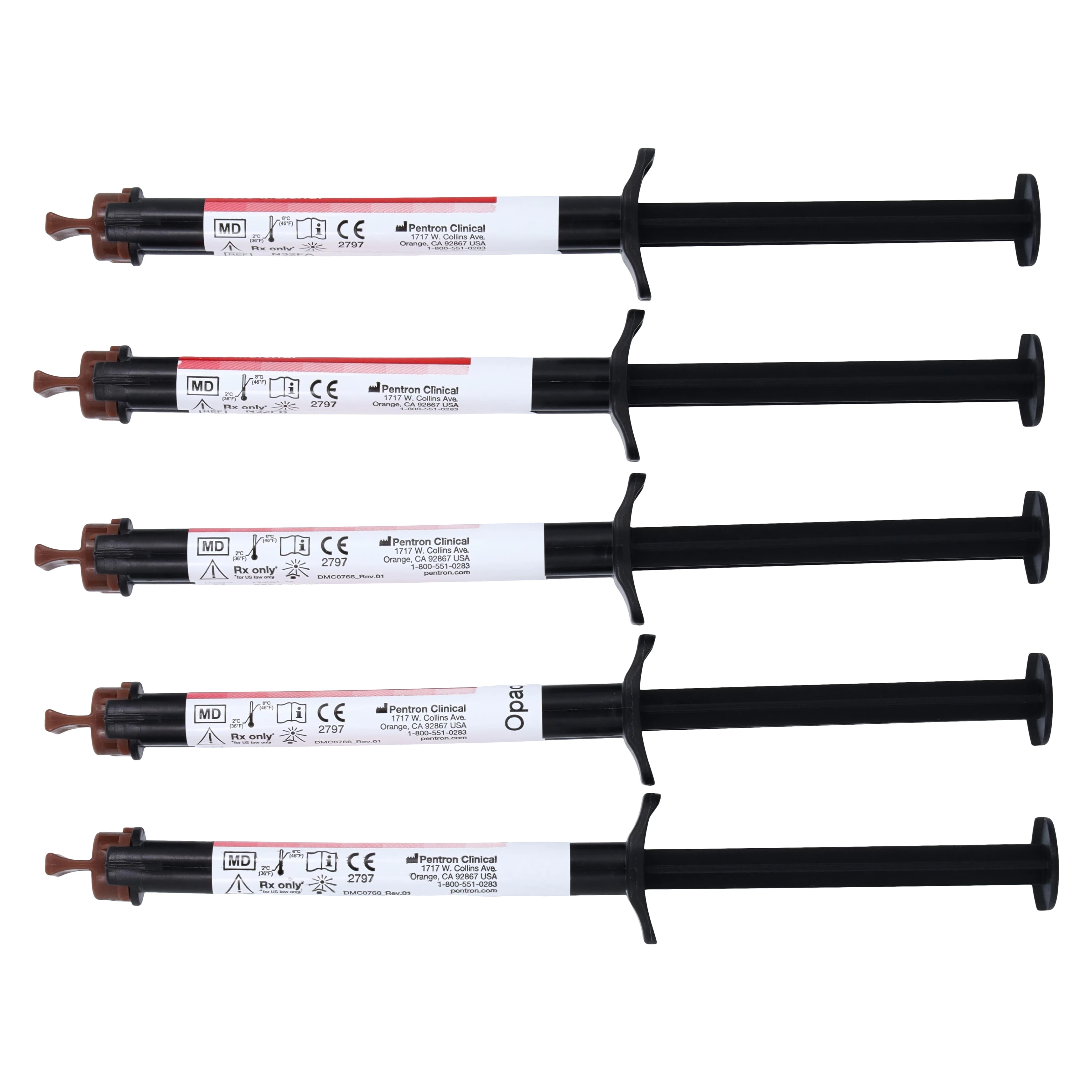 Build-It FR Fiber Reinforced Core Material Mini-Mix Syringe Kit, 5 x 4mL Syringes (Shades A2, A3, Blue, Gold, Opaceous White), N32F thumbnail 4
