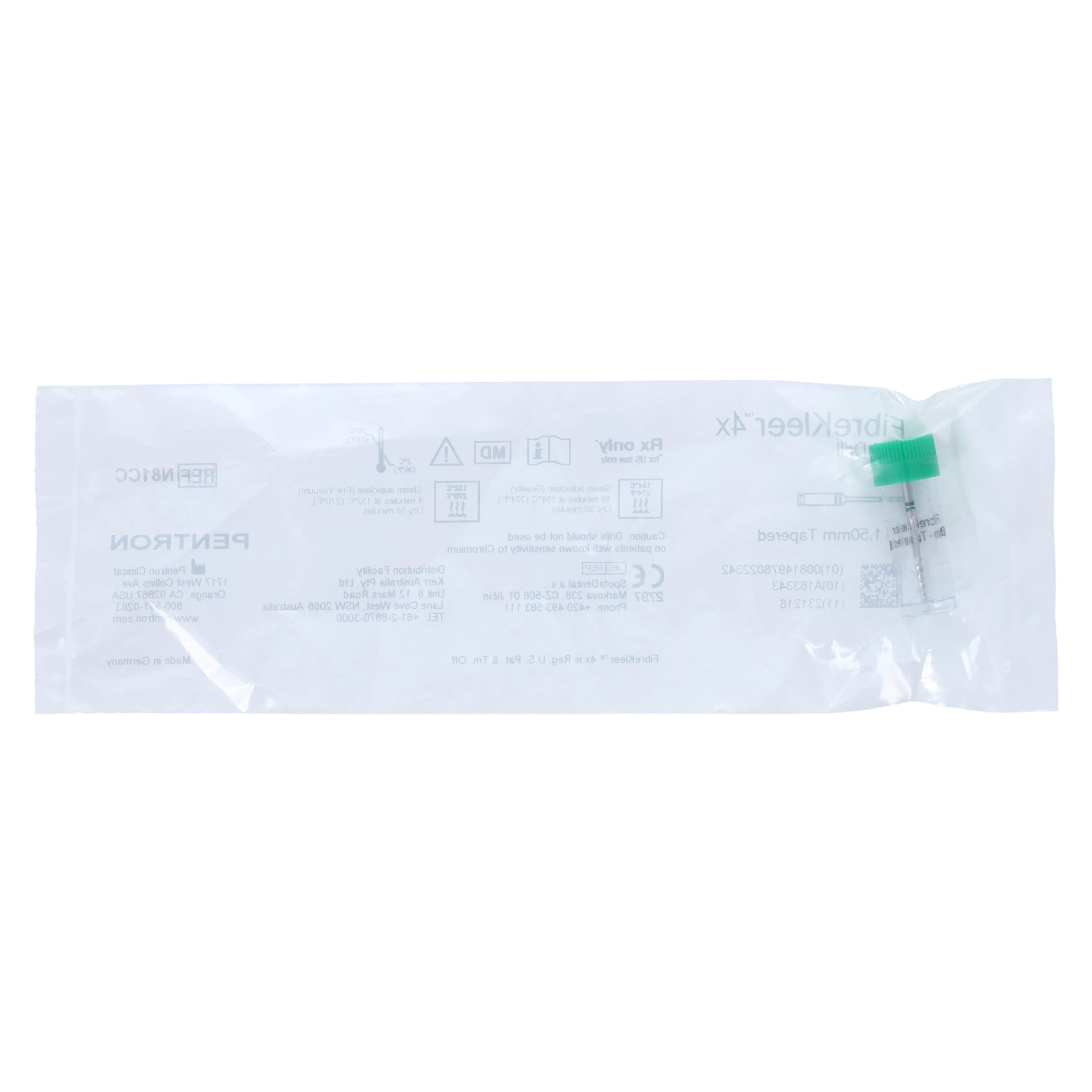 FibreKleer 4X Tapered Post Drill Refill, 1.50 mm, Green, N81CC, 1/Pk thumbnail 2