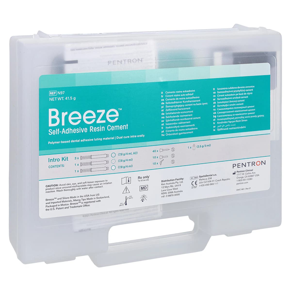 Breeze Self-Adhesive Resin Cement, Introductory Kit, Dual Cure, N97 thumbnail 2