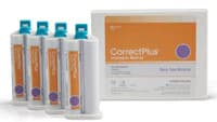 Correct Plus Hydrophilic Vinyl Polysiloxane Impression Material, Tray, Regular Set, Berry Flavor, 50 ml Cartridges, 4/Pk, Q34JAA - Correct Plus Impression Material, Berry Tray, 50 ml, 4/Pk, Q34JAA (Discontinued) - Image 1