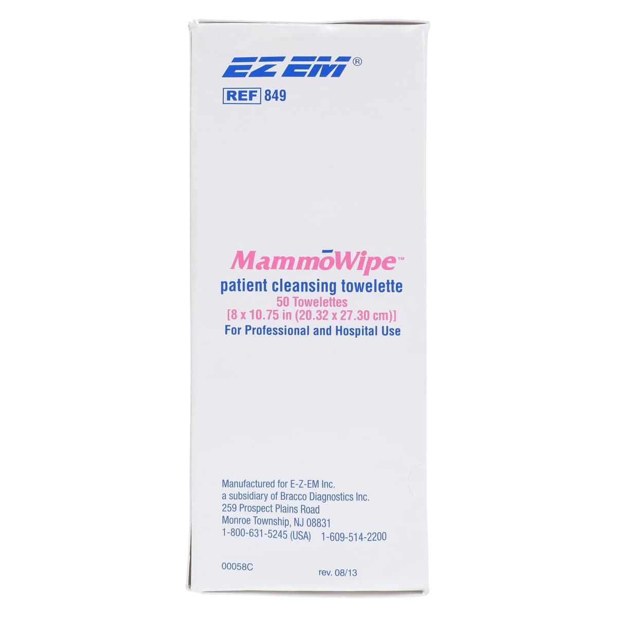 Bracco Diagnostics Mammography Wipes, Cotton Gauze, 10x50mm, White, 500/Case thumbnail 6