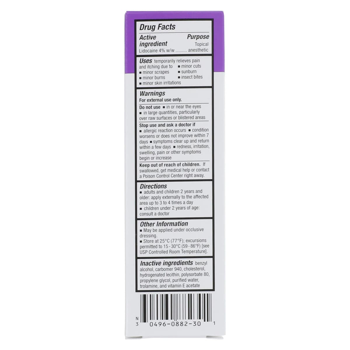 LMX4 Lidocaine Cream 4%, 30g Tube thumbnail 5