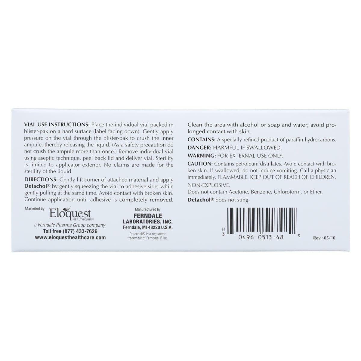 Detachol Adhesive Remover Vials, 48/Box thumbnail 7