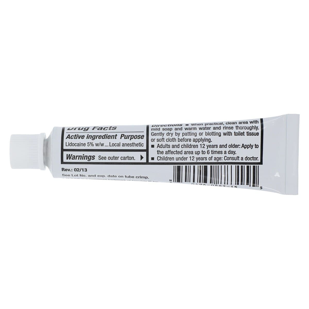 LMX5 Lidocaine Cream 5%, Anorectal Topical, 15g Tube thumbnail 4