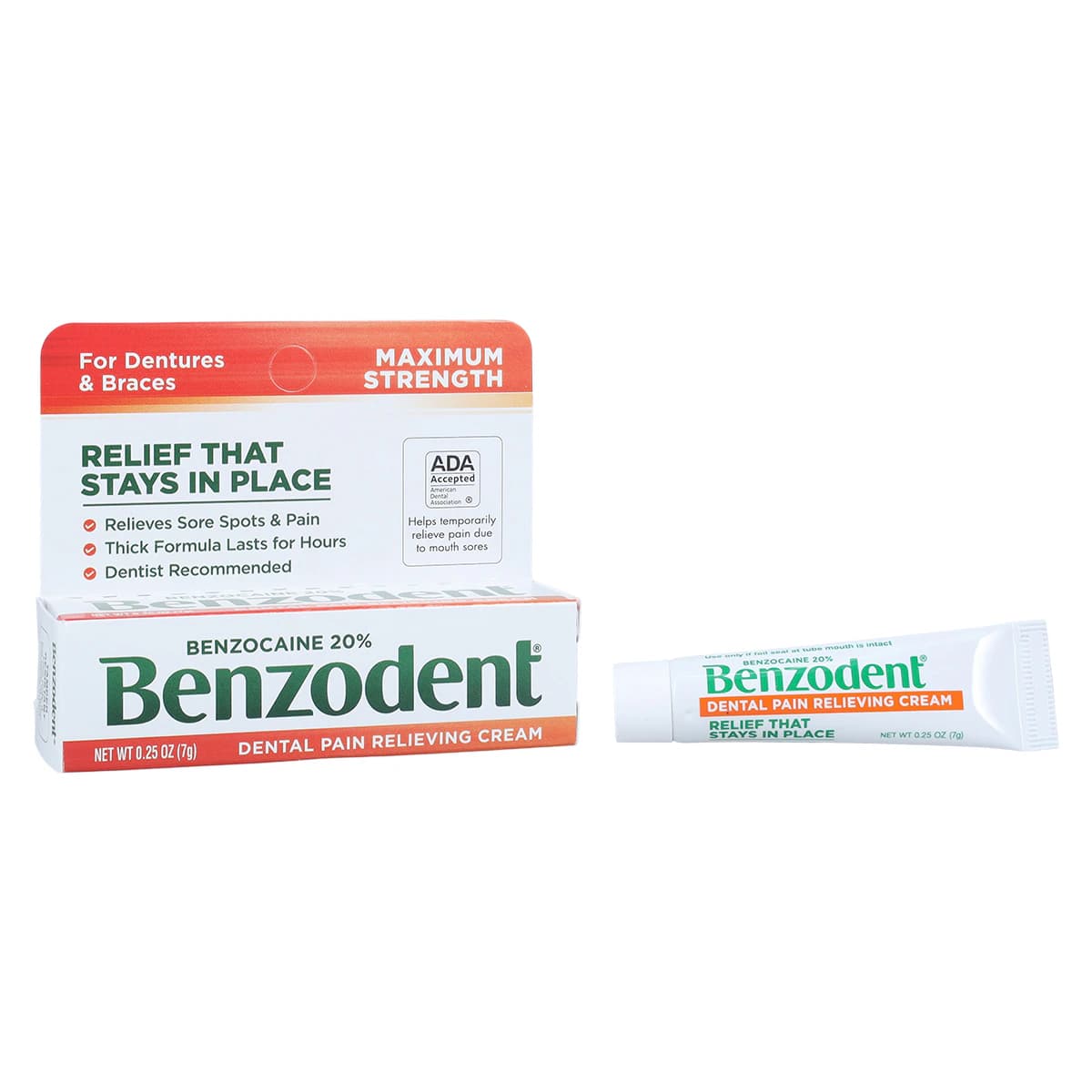 Benzodent Ointment, Dental Pain Relieving Cream, 0.25 oz, Case of 24 thumbnail 2