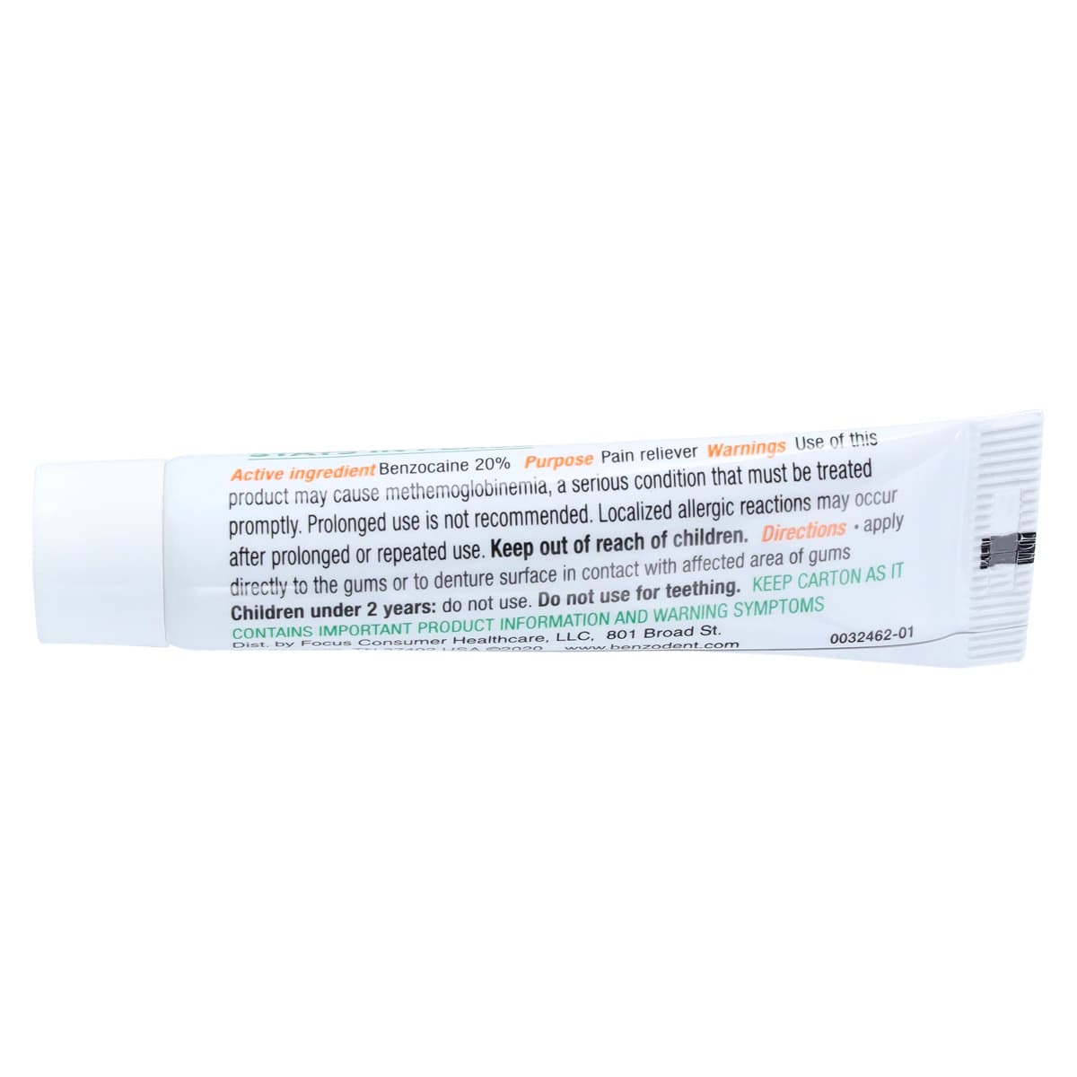 Benzodent Ointment, Dental Pain Relieving Cream, 0.25 oz, Case of 24 thumbnail 4