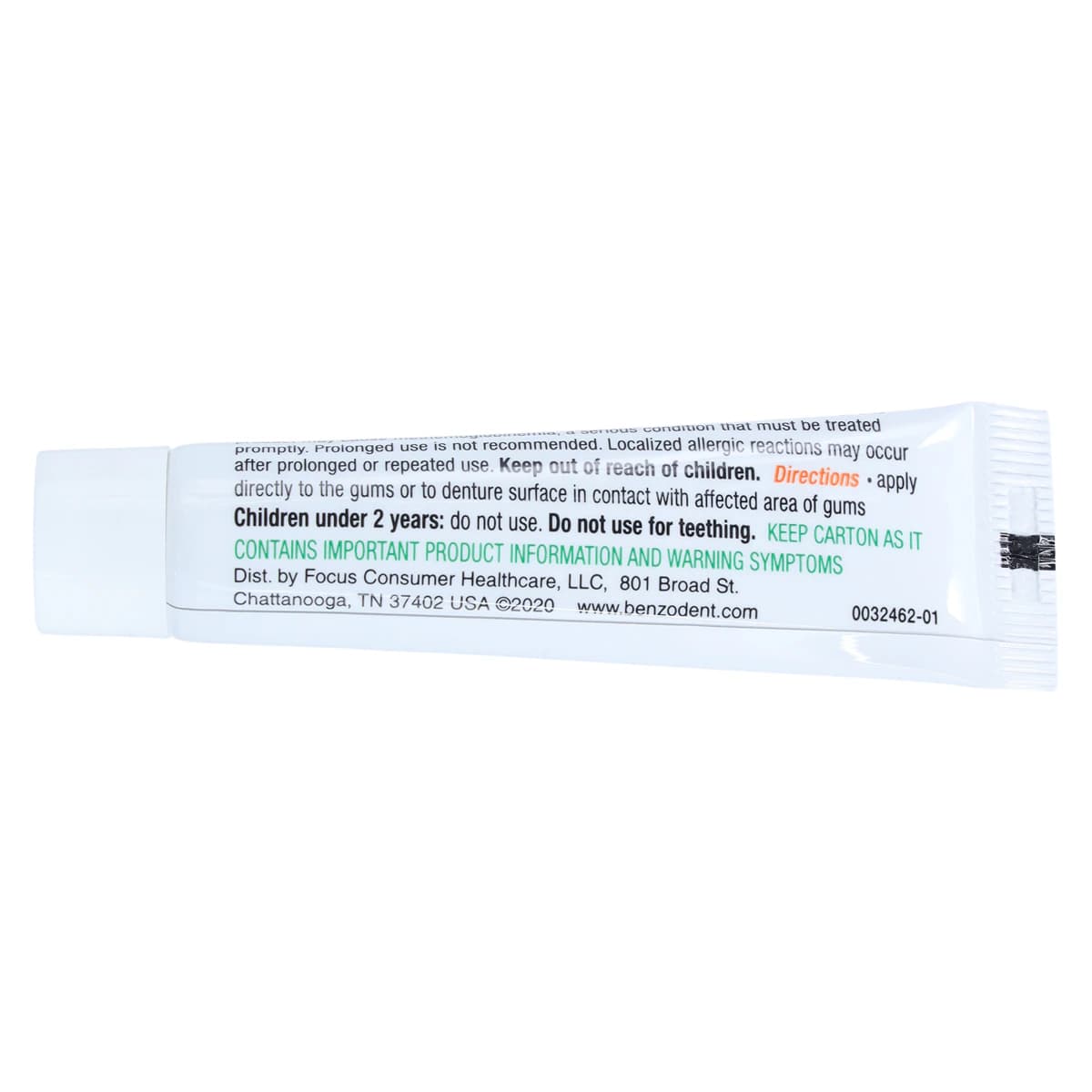 Benzodent Ointment, Dental Pain Relieving Cream, 0.25 oz, Case of 24 thumbnail 5