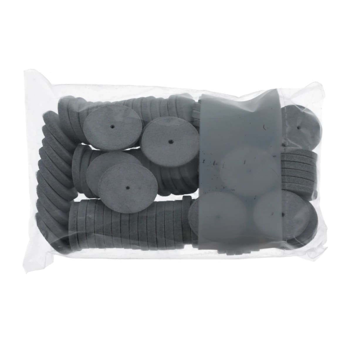 Edenta Prepolishing Wheels, Light Gray, Coarse, 7/8 in x 1/8 in, 100/Box - Prepolishing Wheels Light Gray - Image 1