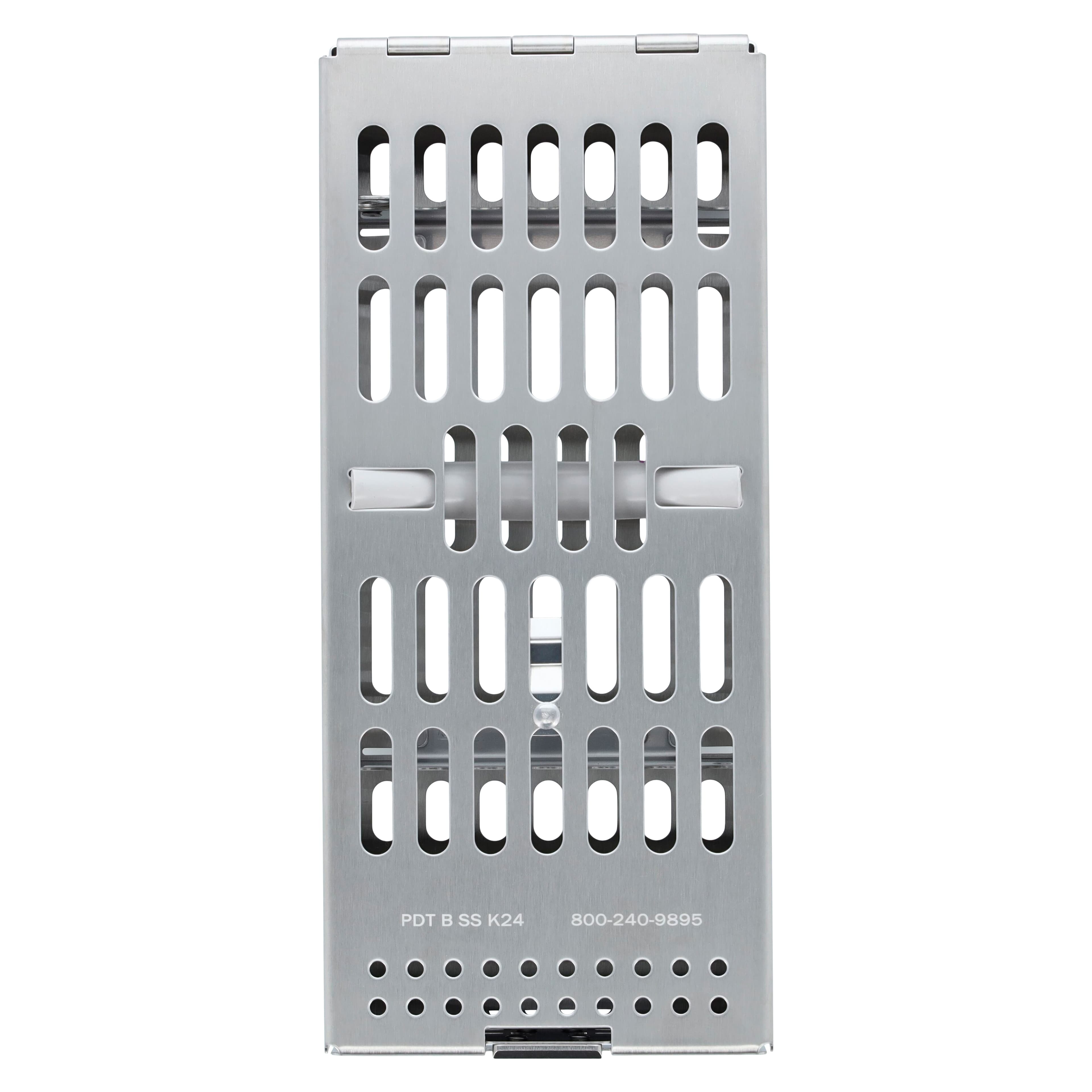 PDT FlipTop Cassette B Fixed Rack 7, Stainless Steel, 8-1/8" L x 3-9/16" W x 1-5/16" H thumbnail 3