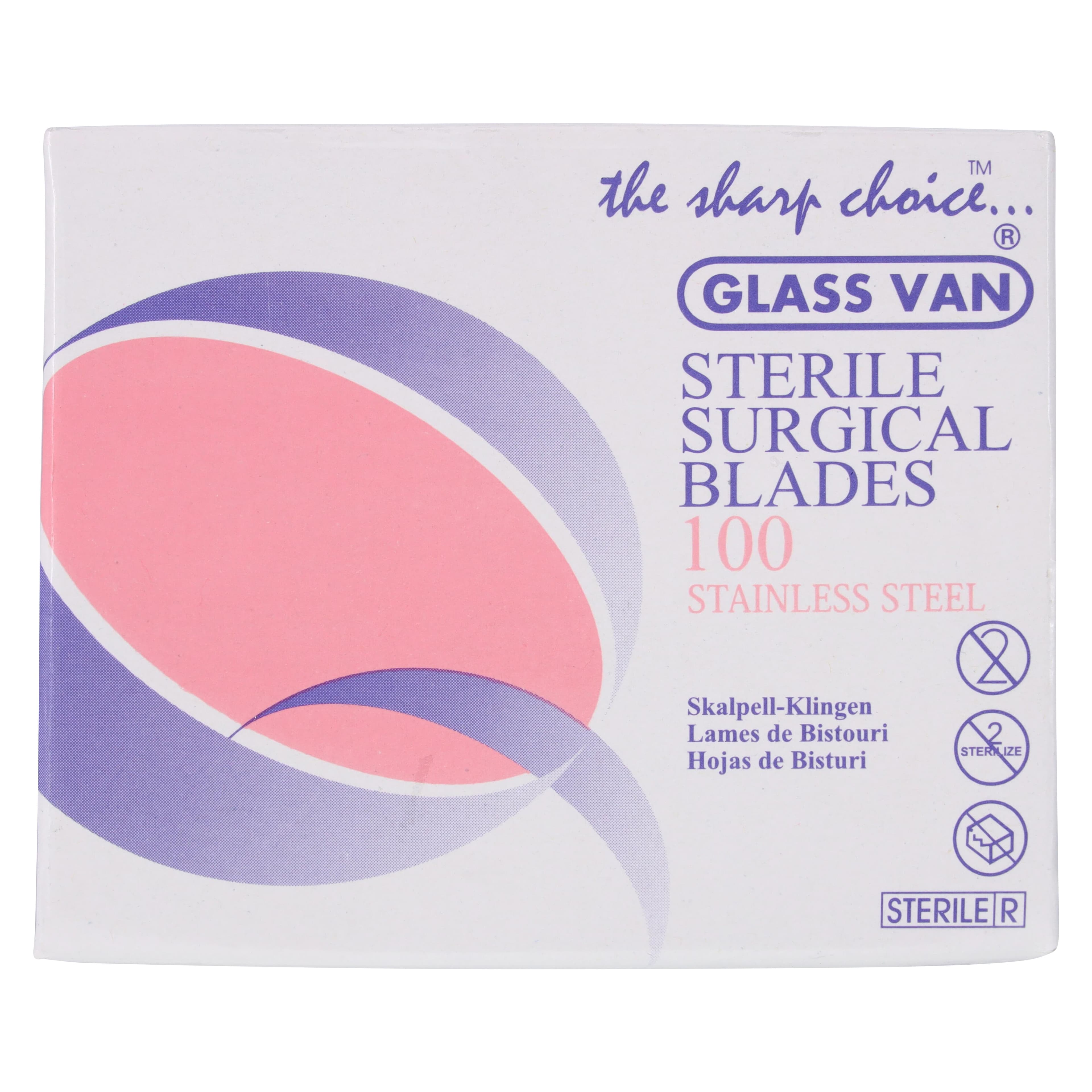 Myco GlassVan #15 Sterile Stainless Steel Surgical Scalpel Blades, 100/Box, 3001T-15 thumbnail 5