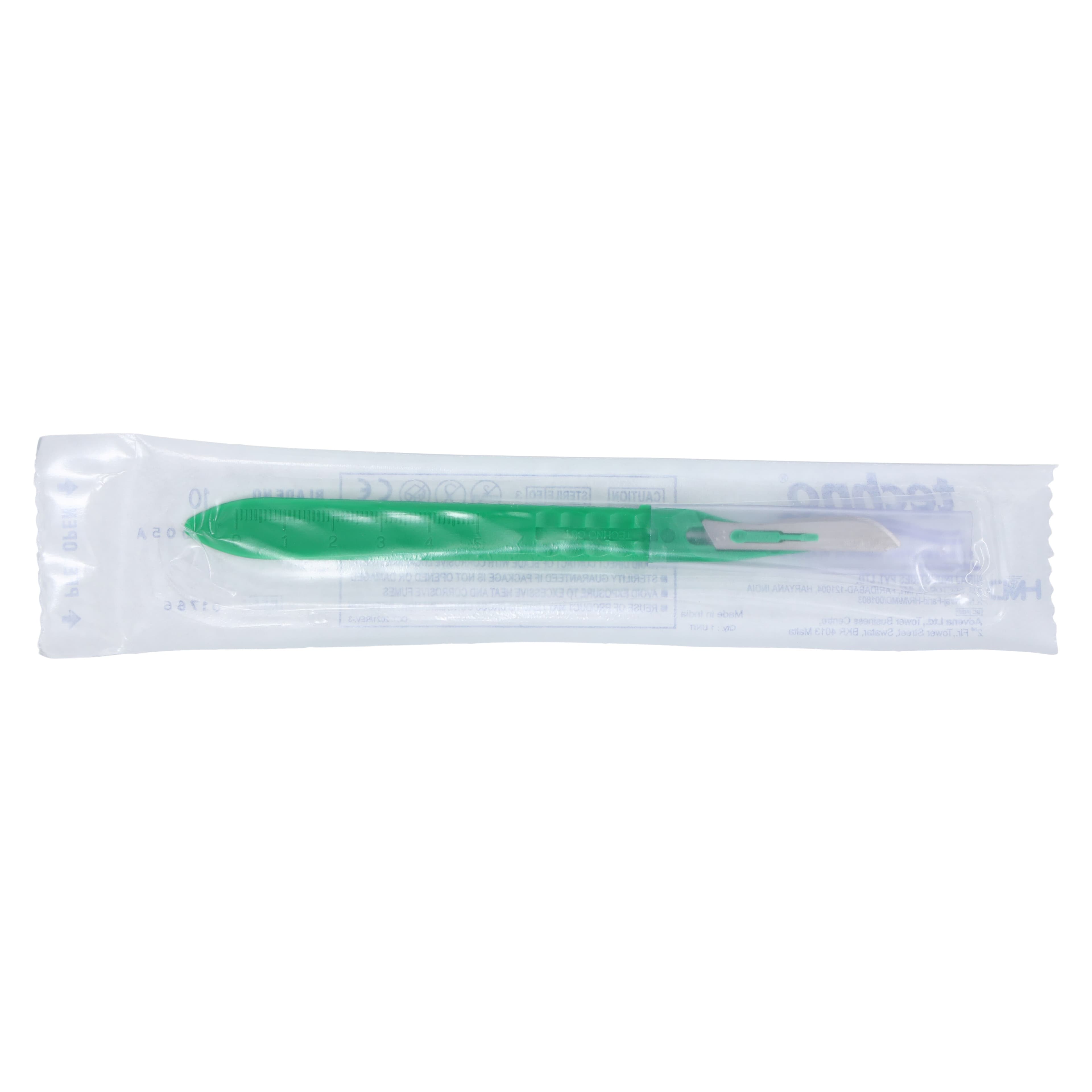 Technocut #10 Sterile Disposable Scalpel, Stainless Steel, 10/Box, 6008T-10 thumbnail 2