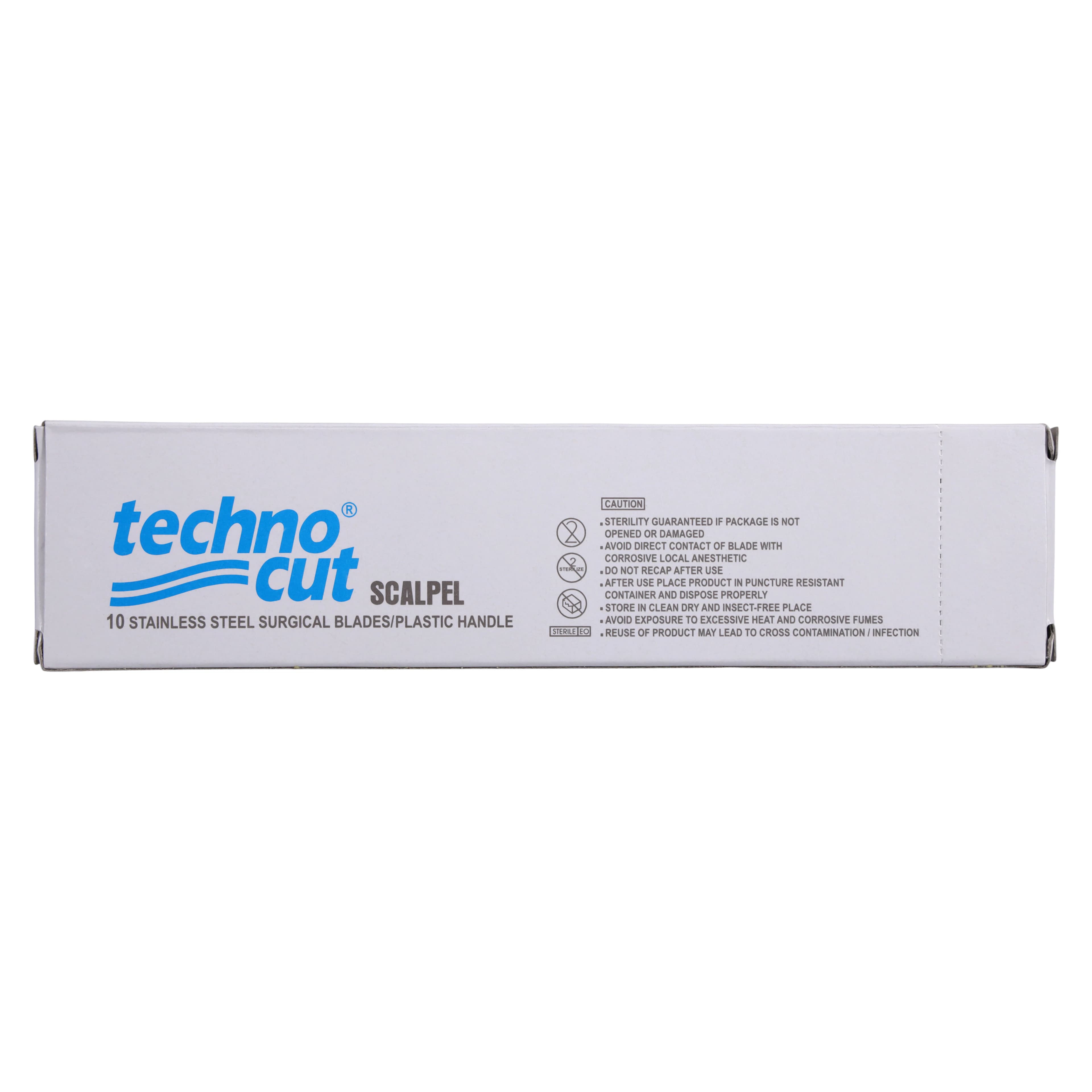 Technocut #10 Sterile Disposable Scalpel, Stainless Steel, 10/Box, 6008T-10 thumbnail 5