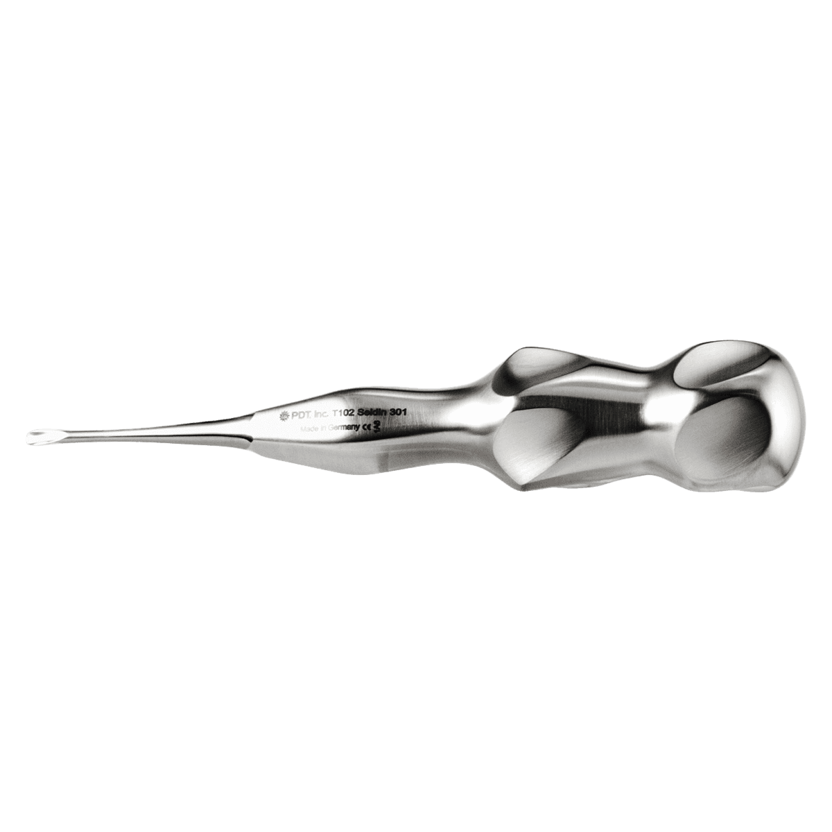 PDT #301 Seldin Root Elevator, Single End, Stainless Steel - PDT #301 Seldin Root Elevator, - Image 1