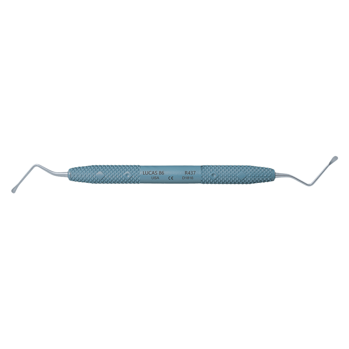PDT Lucas 86 Surgical Curette, Double-End, R437, Stainless Steel, 1 Each - R437 Lucas 86 - Image 1