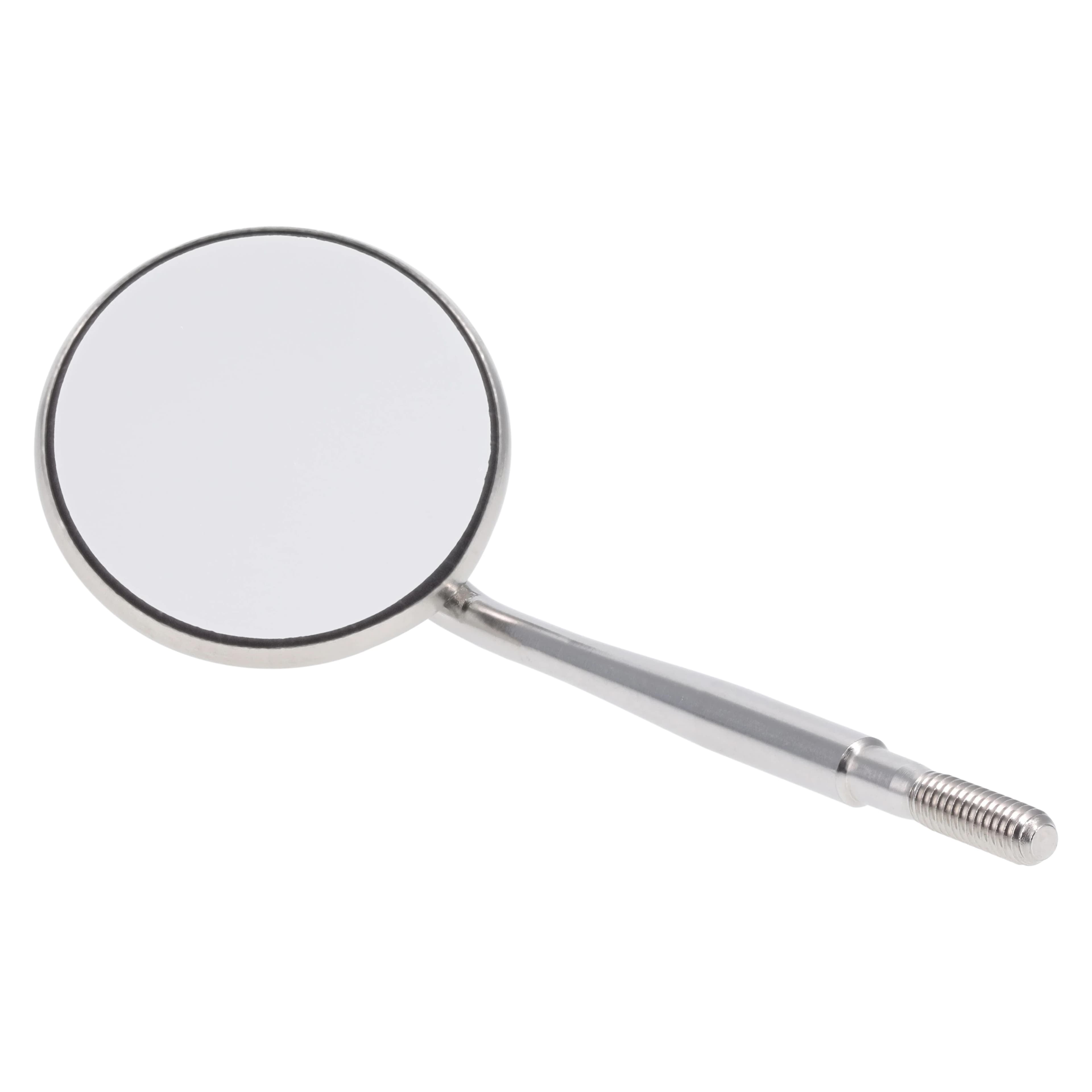 PDT Cruise Line Mouth Mirror, #5 (15/16") Rhodium-Coated Front Surface, Cone Socket, Stainless Steel, 1/Pk, T050 - Cruise Line Mouth Mirror, # 5 Rhodium-Coated, 1/Pk, T050 - Image 1