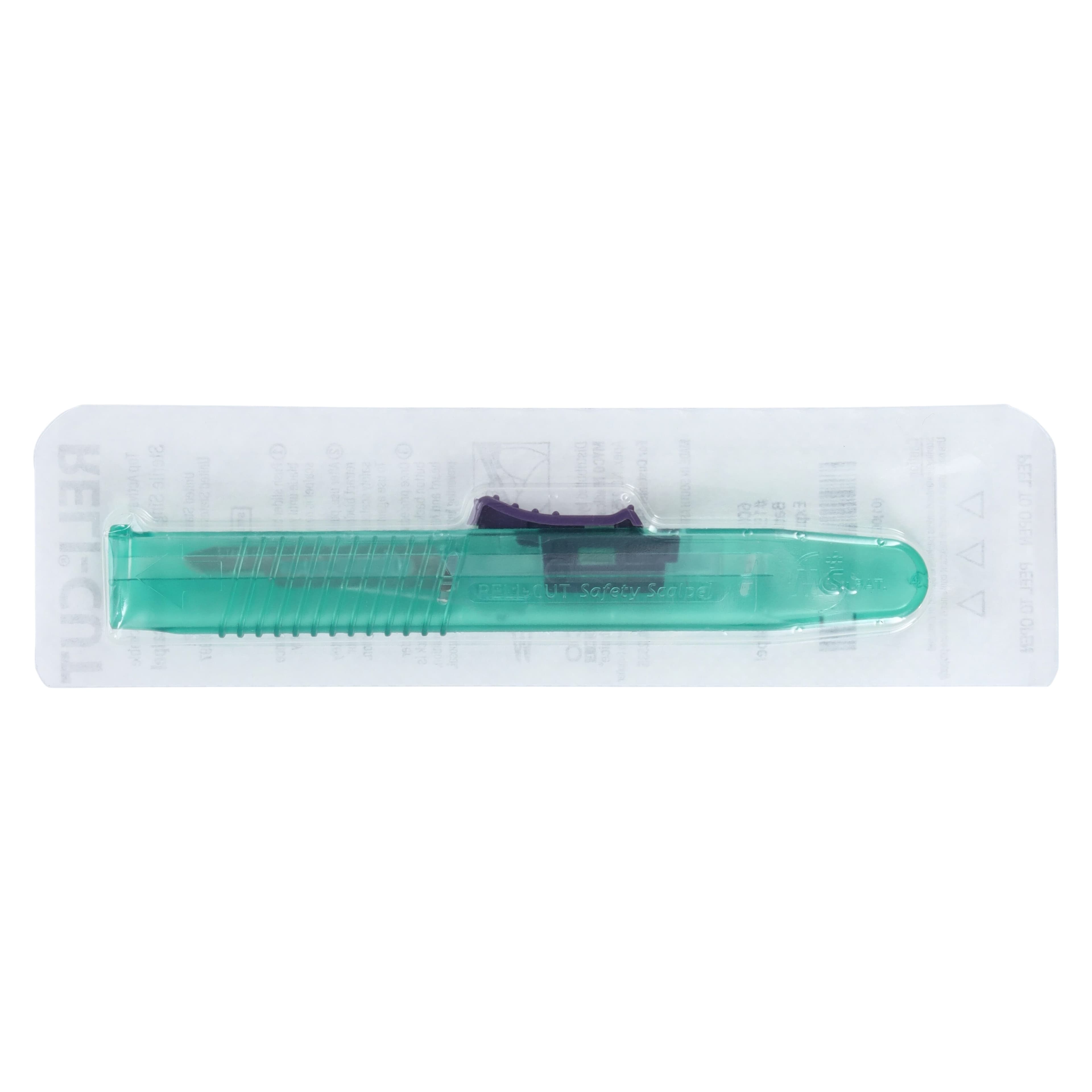 Myco Medical Technocut Plus #15 Sterile Disposable Safety Scalpel, Retractable, Blue, 10/Box, 6008TR-15 thumbnail 3