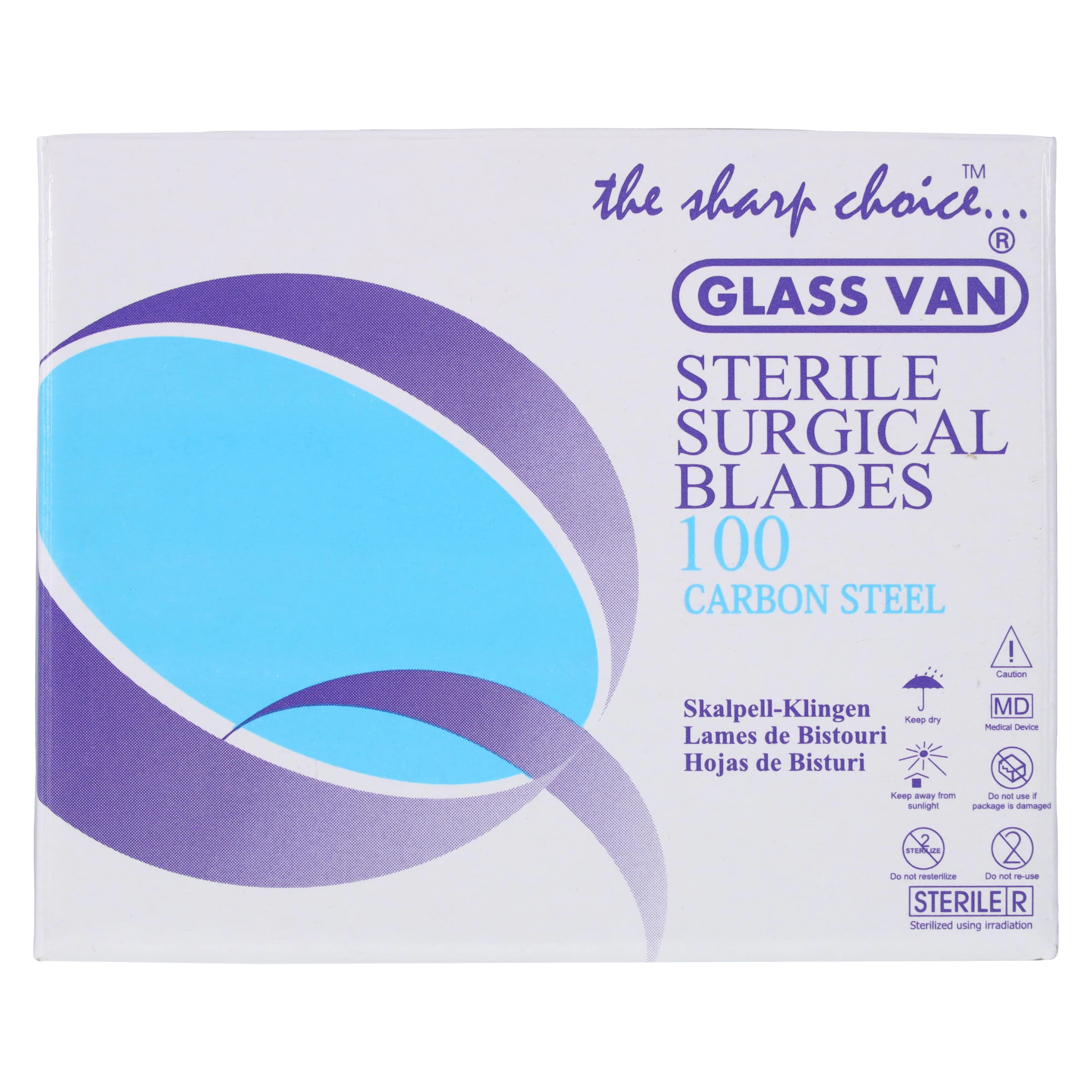 Myco Medical Surgeon Blade Carbon Steel #10, Sterile, Disposable, 100/Bx thumbnail 5