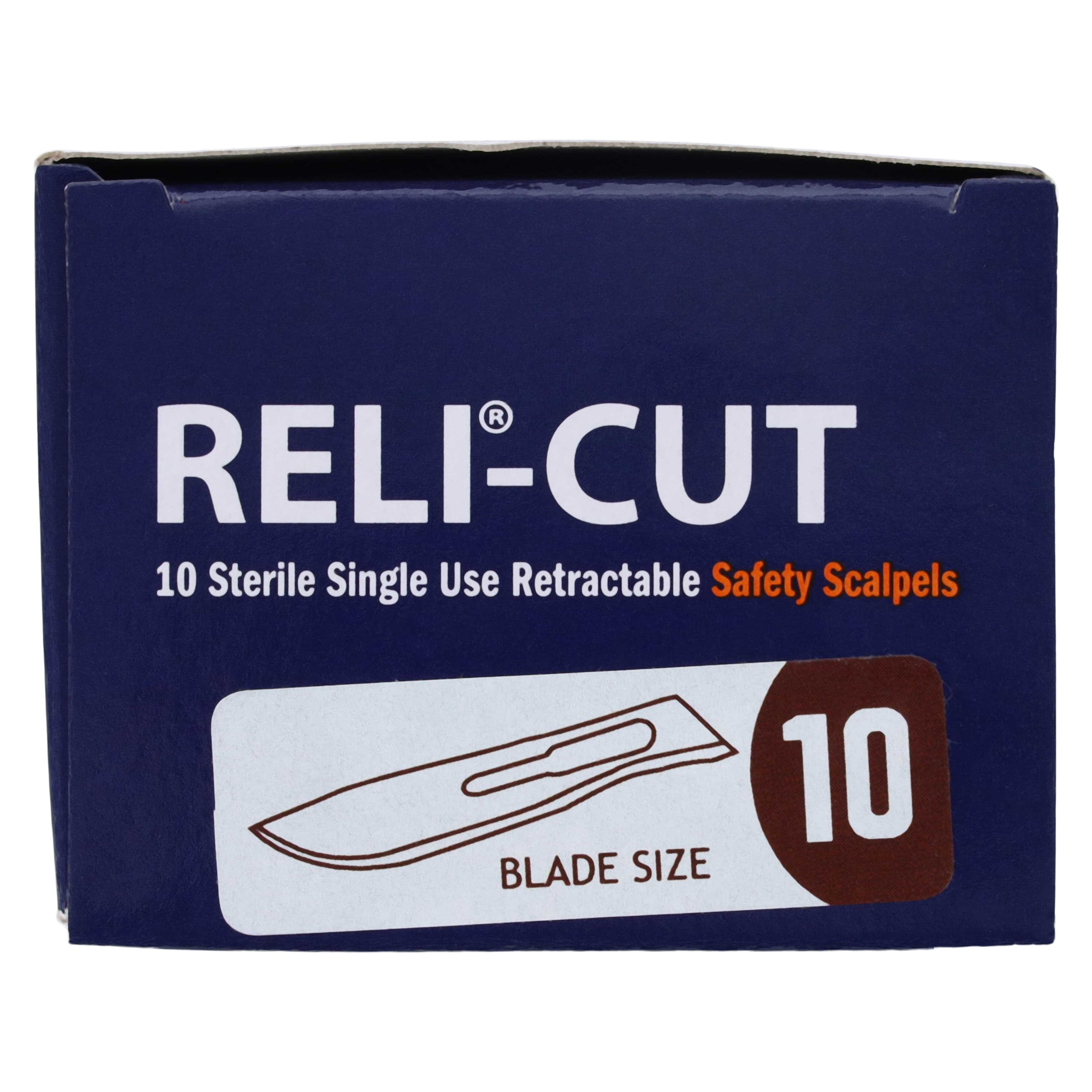 Technocut Plus Retractable Disposable Safety Scalpel, #10 Stainless Steel Blade, Sterile, 10/Box, 6008TR-10 thumbnail 6