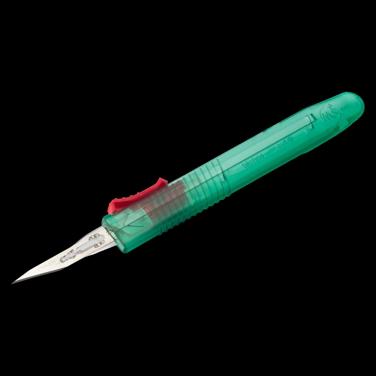 Myco Technocut Plus Disposable Safety Scalpel, #11 Stainless Steel Blade, Sterile, Retractable, 10/Box, 6008TR-11 thumbnail 2