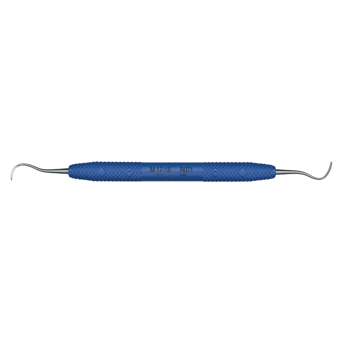 PDT Cruise McCall 17/18 Universal Curette, Double-Ended, Nautical Blue Resin Handle, 1/Pk, R071 - McCall 17-18 Curette - Blue R071 - Image 1