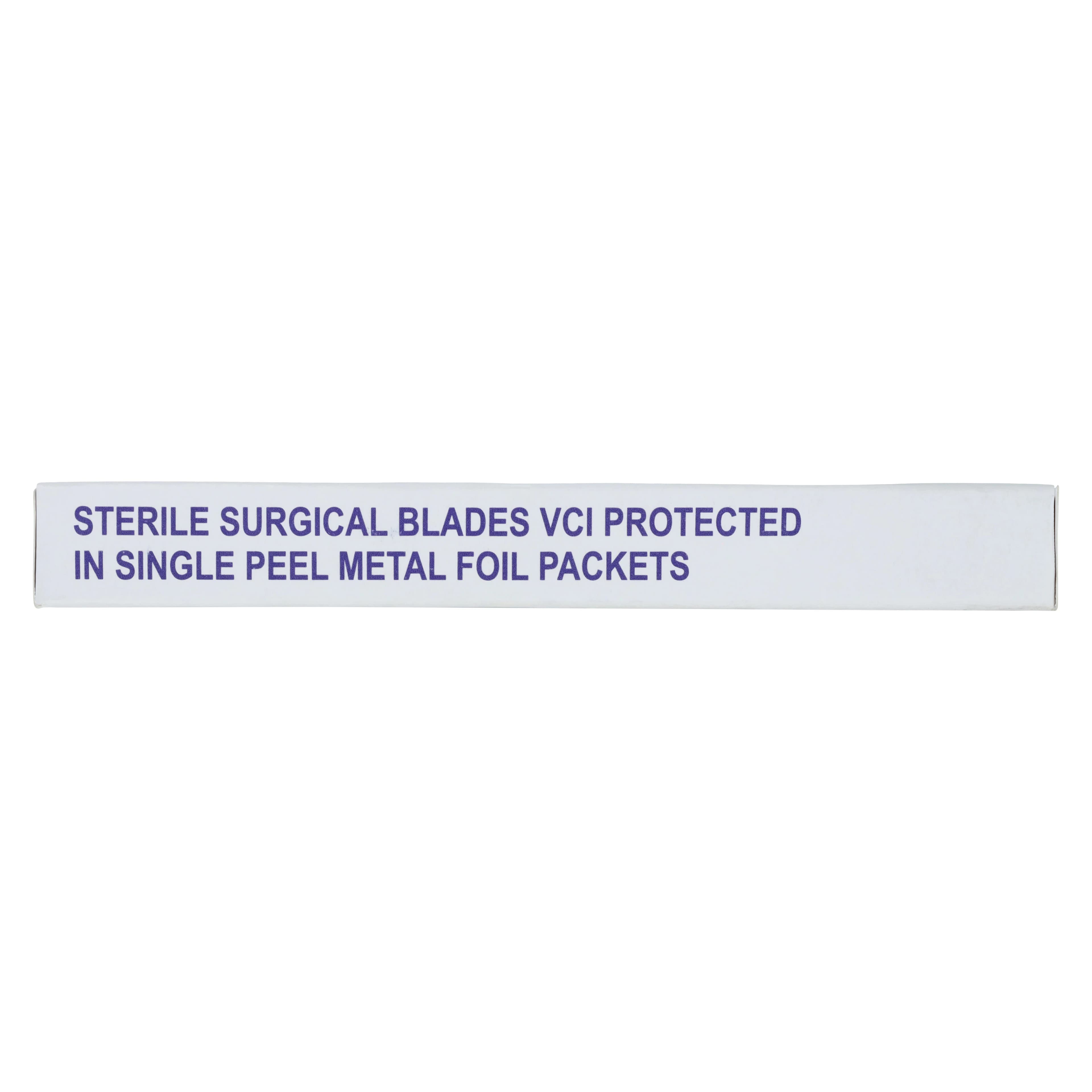 GLASSVAN #6100 Sterile Miniature Carbon Steel Surgical Scalpel Blade, Box of 12, 2002-61 thumbnail 7