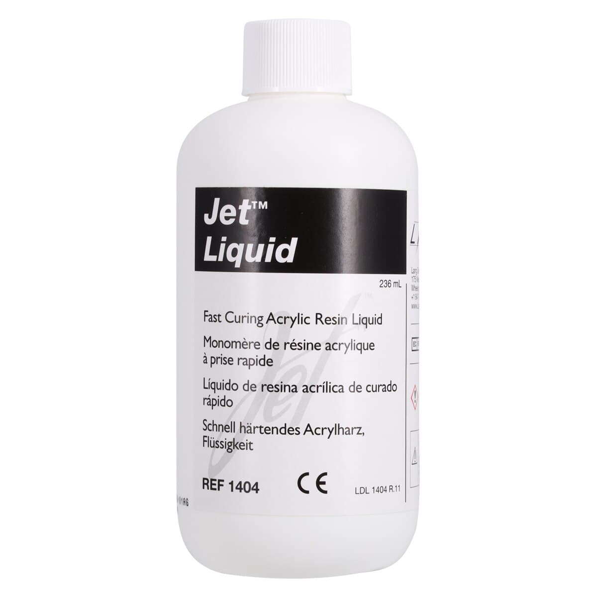 Jet Denture Repair Acrylic Resin Pound Package, Shade P1 (Pink), Cold/Self Cure, 454g Powder + 236ml Liquid thumbnail 10