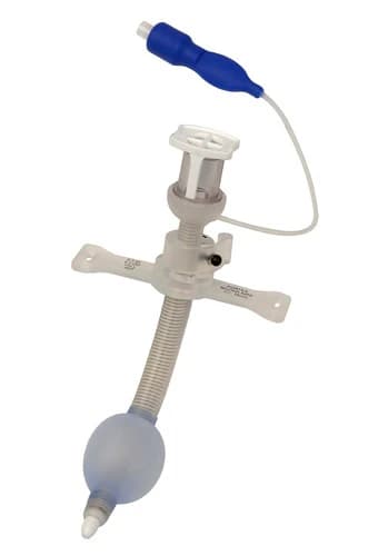 Bivona Hyperflex Tracheostomy Tube, Size 8 (8.0mm), Adult, Adjustable Flange, Each - Trach Tube Adj Flange - Image 1