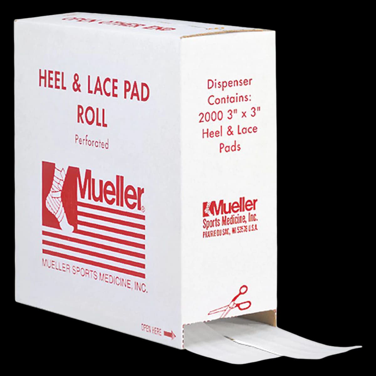 Mueller Sports Medicine Heel & Lace Pad, Foot Foam, 3x3" thumbnail 2