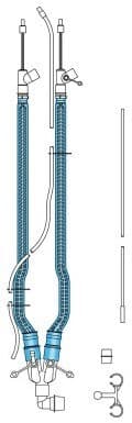 Hudson RCI Adult Ventilator Circuit, 10/Case - Ventilator Circuit Adult - Image 1