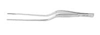 Cushing Dressing Forcep, 7-1/4" Stainless Steel, Autoclavable, Each - Forcep Cushing Bayonet - Image 1