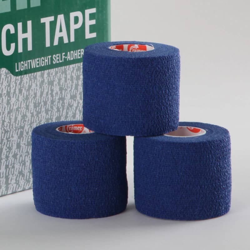 Eco-Flex Stretch Elastic Tape, 2" x 6 yd, Blue, Latex-Free, 24 Rolls/Case thumbnail 2