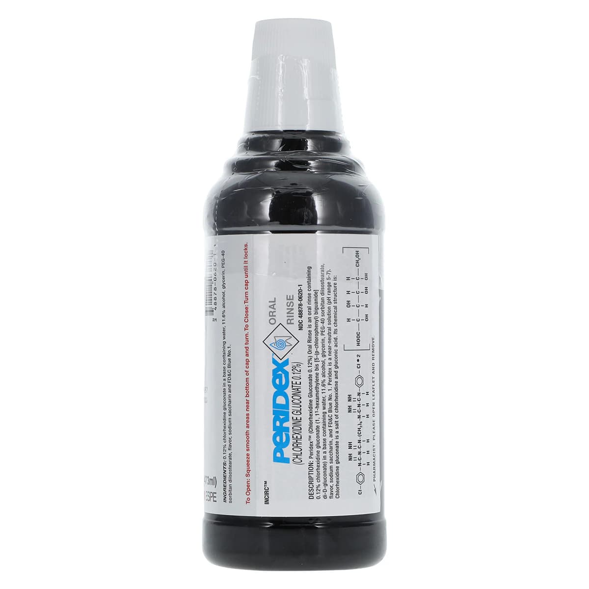 3M Peridex Chlorhexidine Gluconate 0.12% Oral Rinse, Mint, 16 oz Bottle, 12132 thumbnail 2