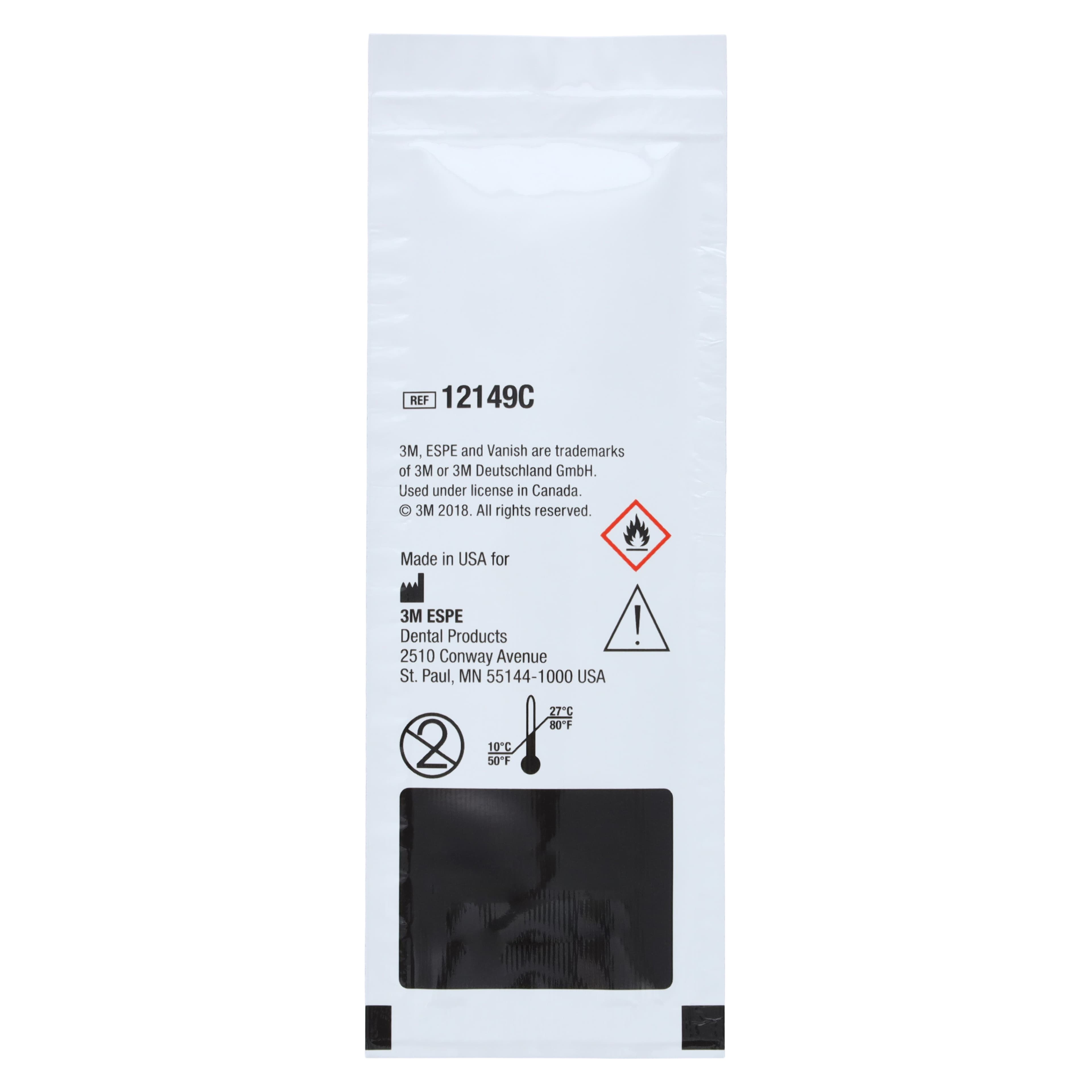 3M Vanish 5% Sodium Fluoride White Varnish with Tri-Calcium Phosphate, Cherry Flavor, 0.5 mL Unit Dose, 50/Box, 12149C thumbnail 4