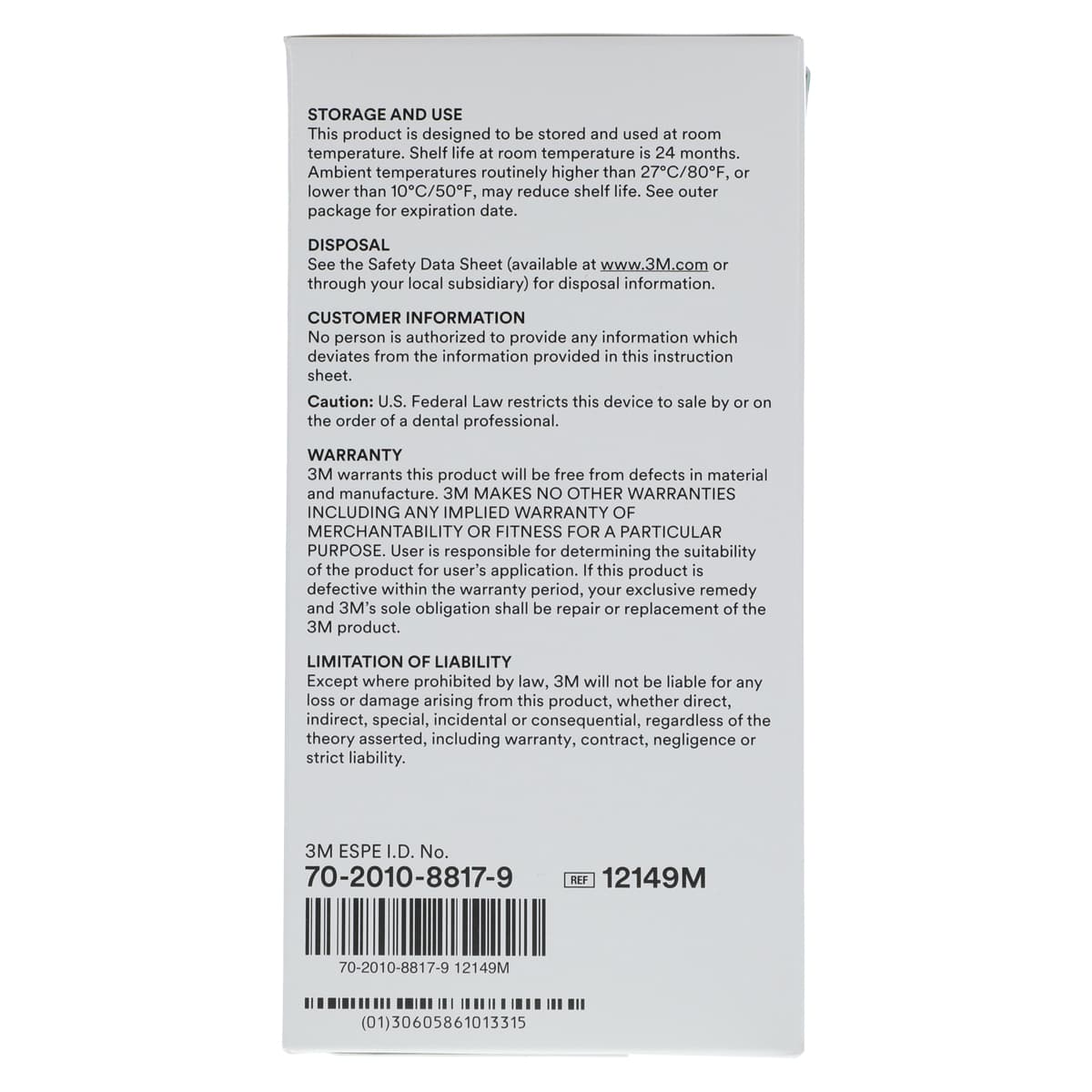 3M Vanish 5% Sodium Fluoride White Varnish with TCP, Mint, 0.5 mL Unit Dose, 50/Box, 12149M thumbnail 7