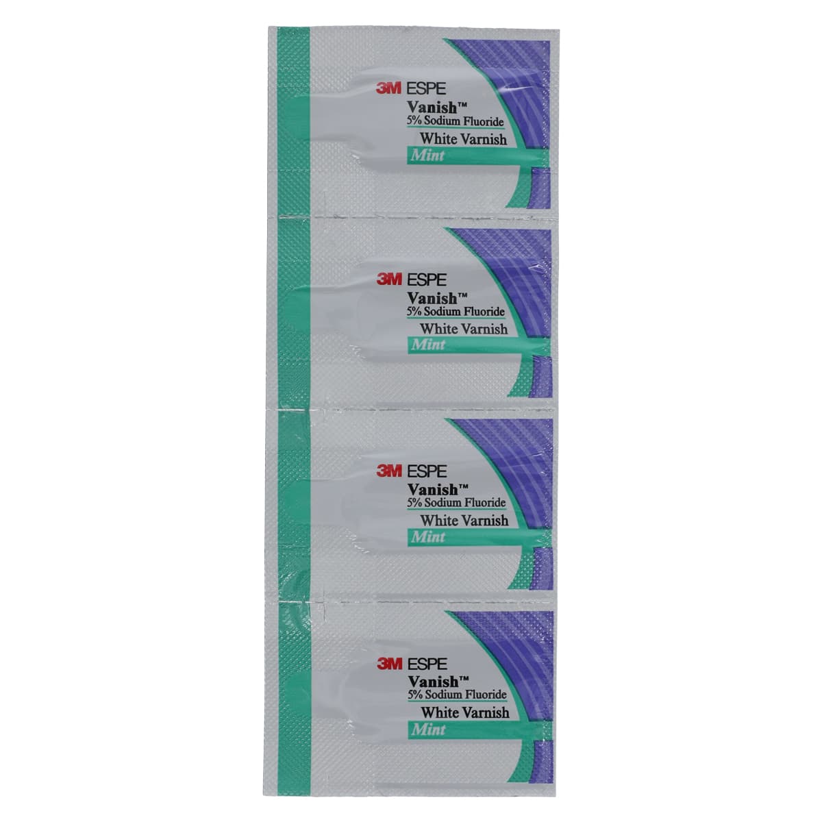 3M Vanish 5% Sodium Fluoride White Varnish with TCP, Mint, 0.5 mL Unit Dose, 100/Pk, 12150M thumbnail 4