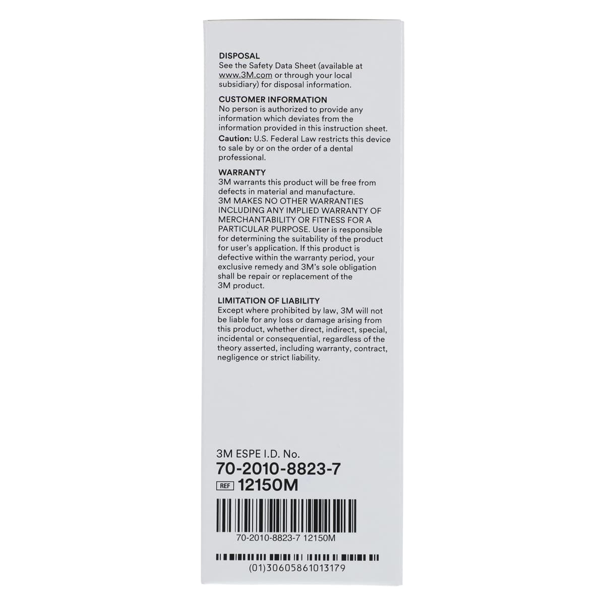 3M Vanish 5% Sodium Fluoride White Varnish with TCP, Mint, 0.5 mL Unit Dose, 100/Pk, 12150M thumbnail 7