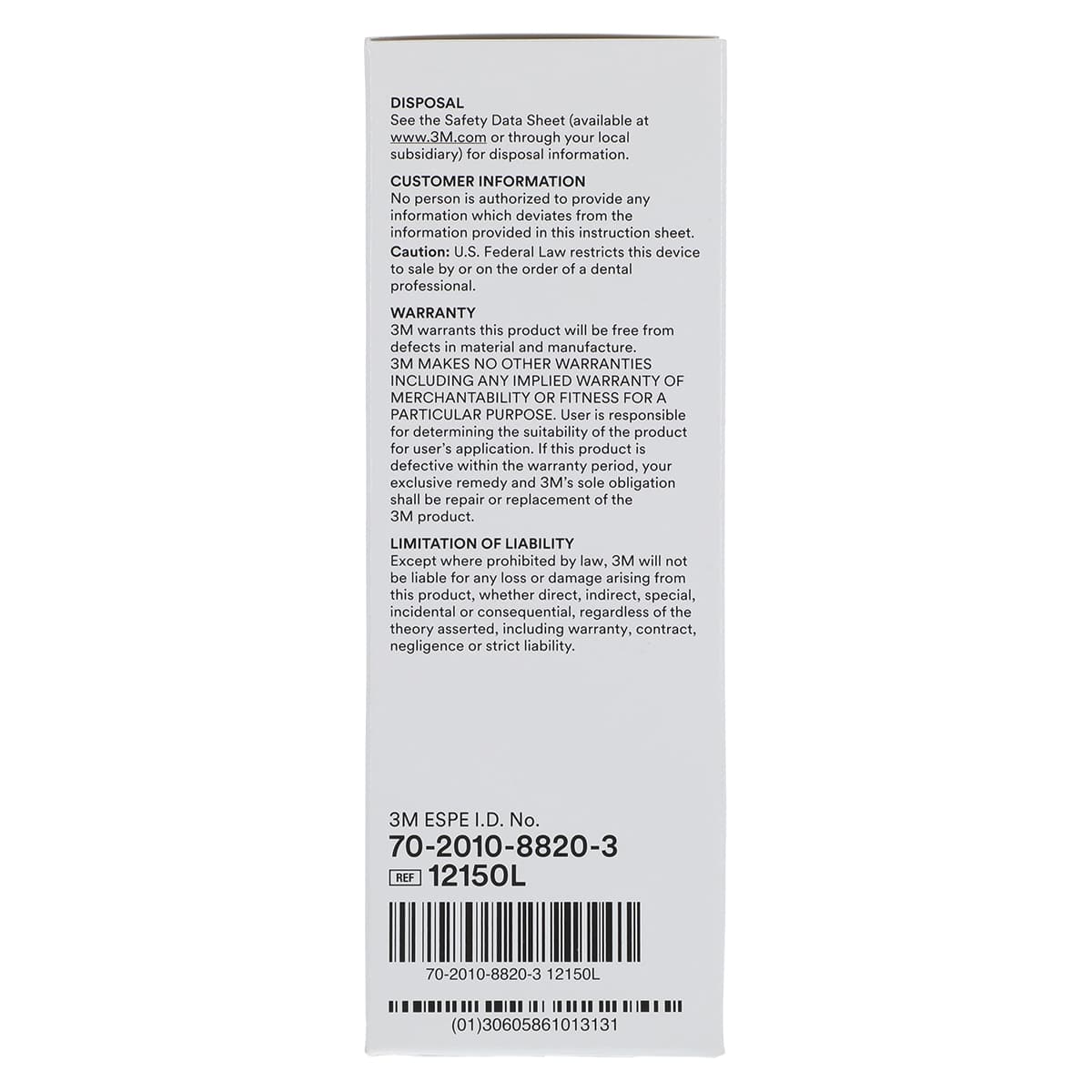 3M Vanish 5% Sodium Fluoride White Varnish with TCP, Melon Flavor, 0.5 mL Unit Dose, 100/Box, 12150L thumbnail 7