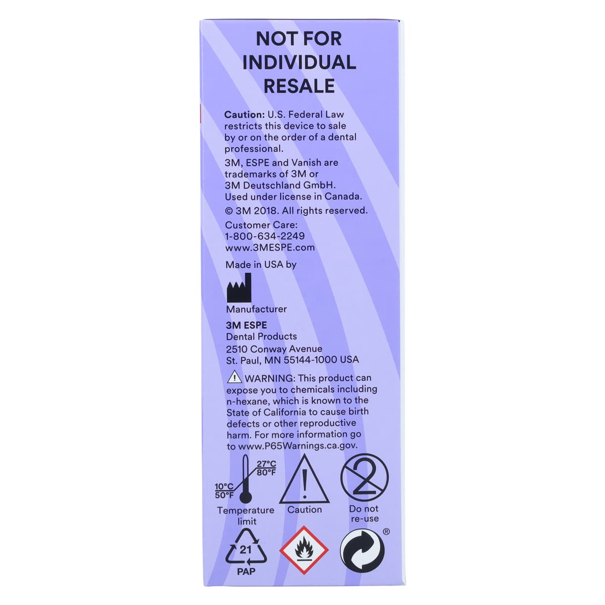 3M Vanish 5% Sodium Fluoride White Varnish, Cherry Flavor, Unit Dose, 0.5 mL, 1000/Bx, 12151C thumbnail 6