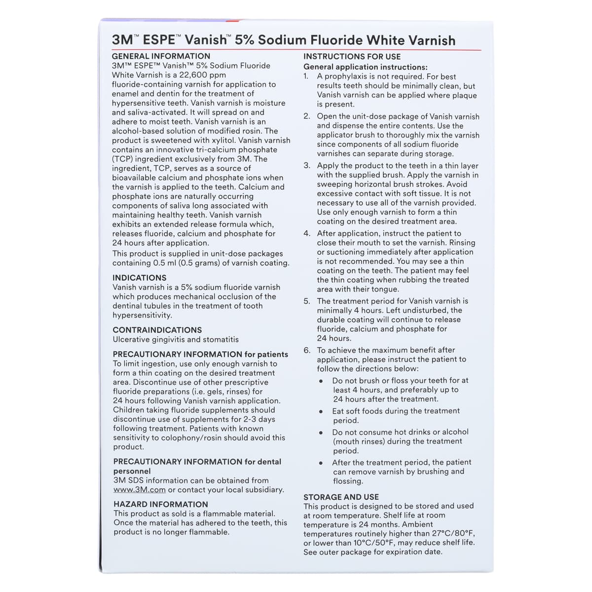3M Vanish 5% Sodium Fluoride White Varnish, Cherry Flavor, Unit Dose, 0.5 mL, 1000/Bx, 12151C thumbnail 8
