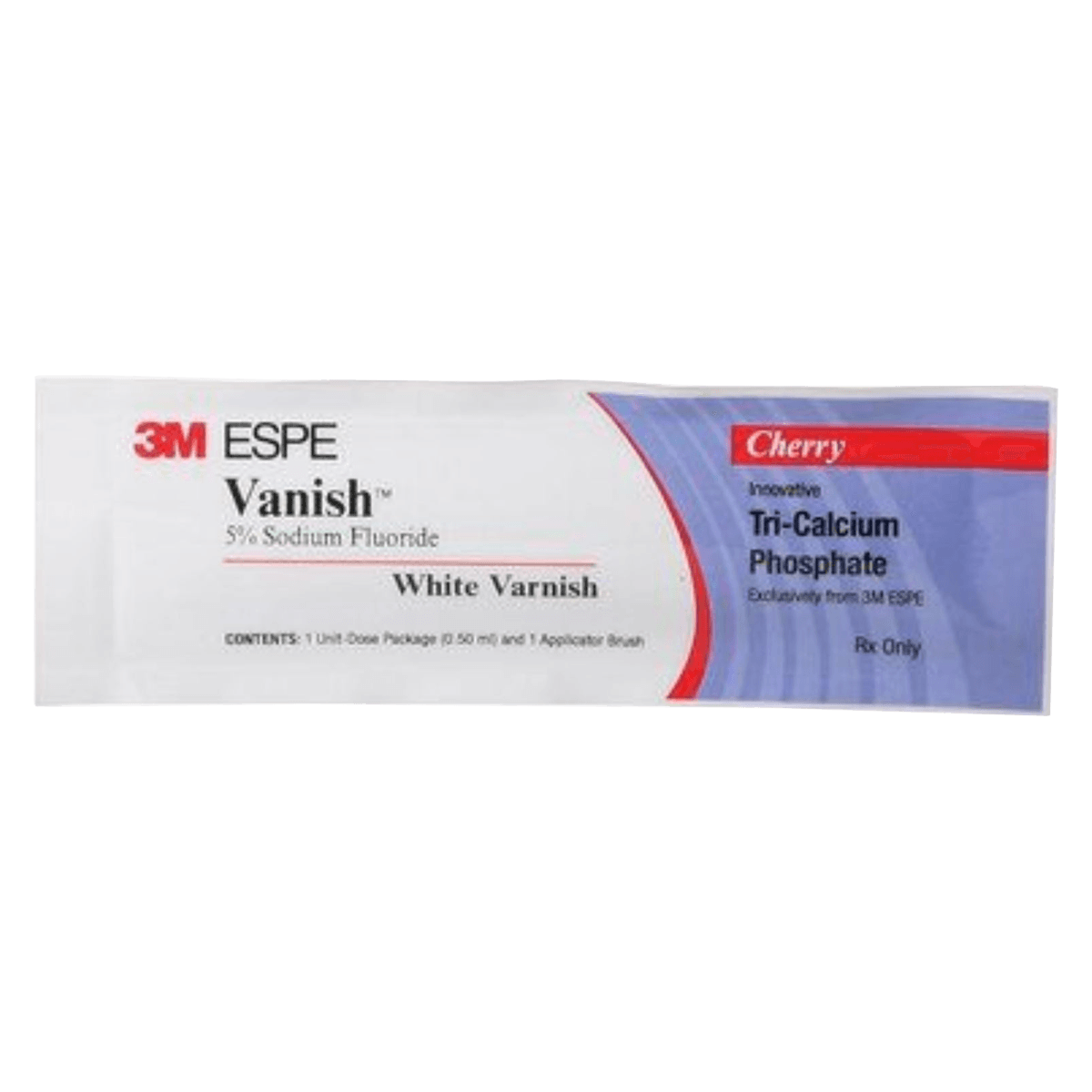 3M Vanish 5% Sodium Fluoride White Varnish, Cherry Flavor, Unit Dose, 0.5 mL, 1000/Bx, 12151C thumbnail 2