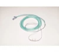 SunMed Cannula Nasal Female Luer-Lok, CO2/O2 Adult, Divided, Clear, 7' CO2 Tubing/2' O2 Pigtail, Non-Sterile, Reusable, Latex-Free, 25/Case - Cannula Nasal Female Luer-Lok - Image 1