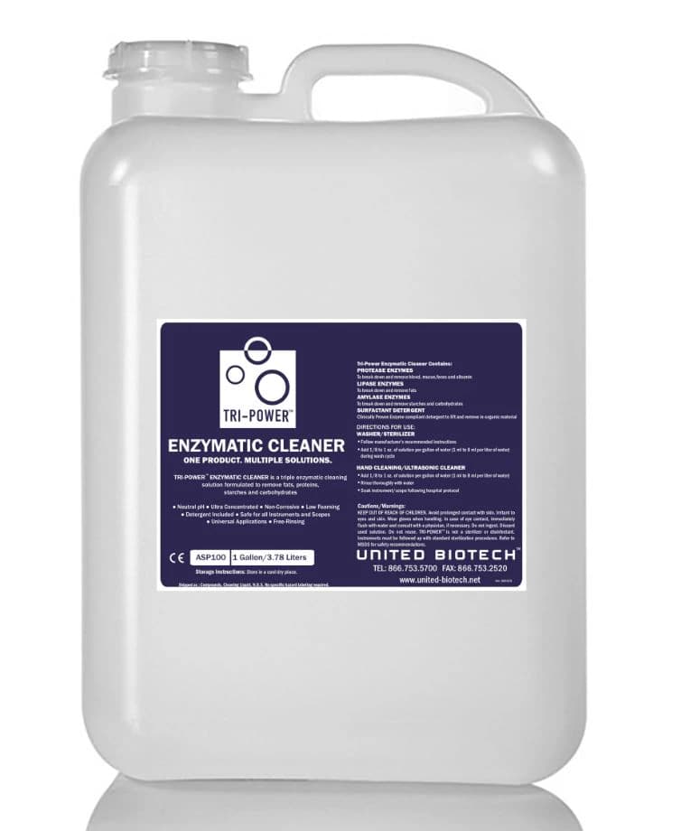 Tri-Power Enzymatic Cleaner, 1 Gallon Bottle, 4/Case - Tri-Power Enzymatic Cleaner - Image 1