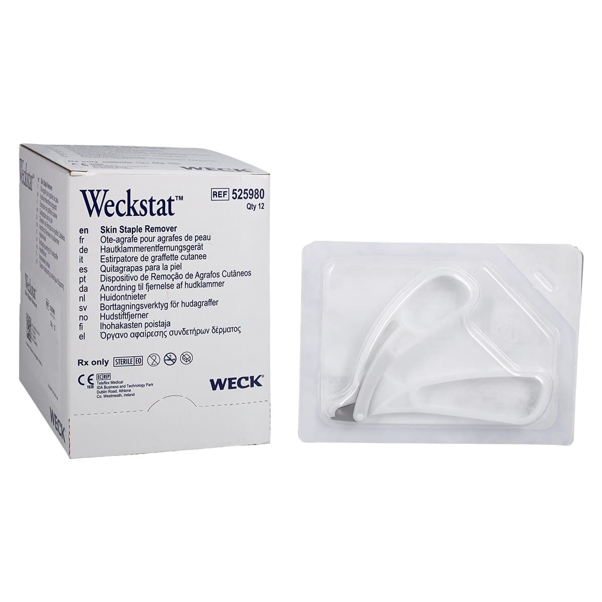 Weckstat Skin Staple Extractor, Plastic Handle/Metal Tip, 12/Box thumbnail 2