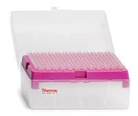 Thermo Scientific Finntip 10 Pipette Tips, 0.2-10 µL, Autoclavable, Racked, 10 Racks of 96 (960 Tips/Box) - FinnTip 10 Tips Pipette Racked - Image 1