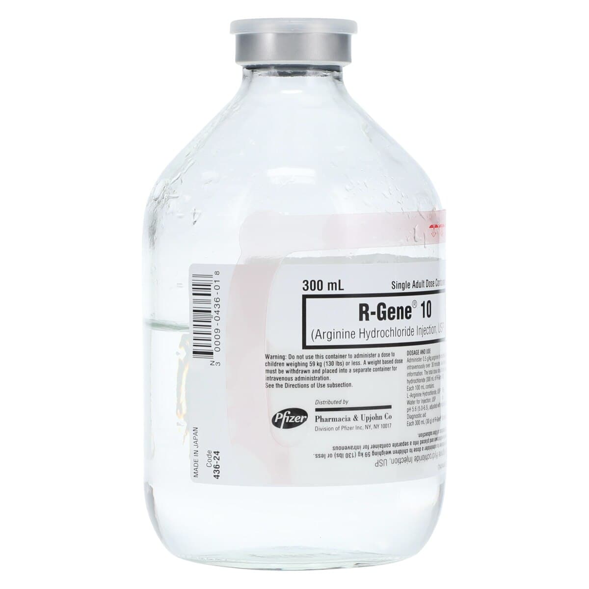 R-Gene 10 Injection, 0.1g/mL, 300mL Glass Vial, Pfizer thumbnail 5