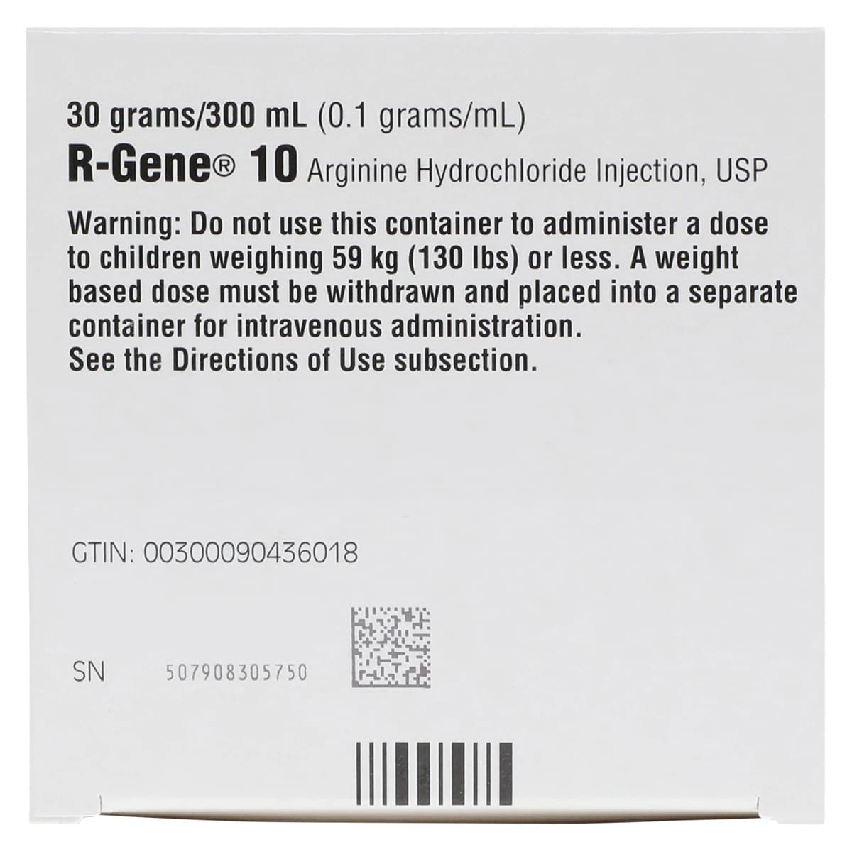 R-Gene 10 Injection, 0.1g/mL, 300mL Glass Vial, Pfizer thumbnail 7
