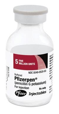 Pfizerpen-G IV Injection, 5 Million Units/Vial, Powder, 10/Package thumbnail 2