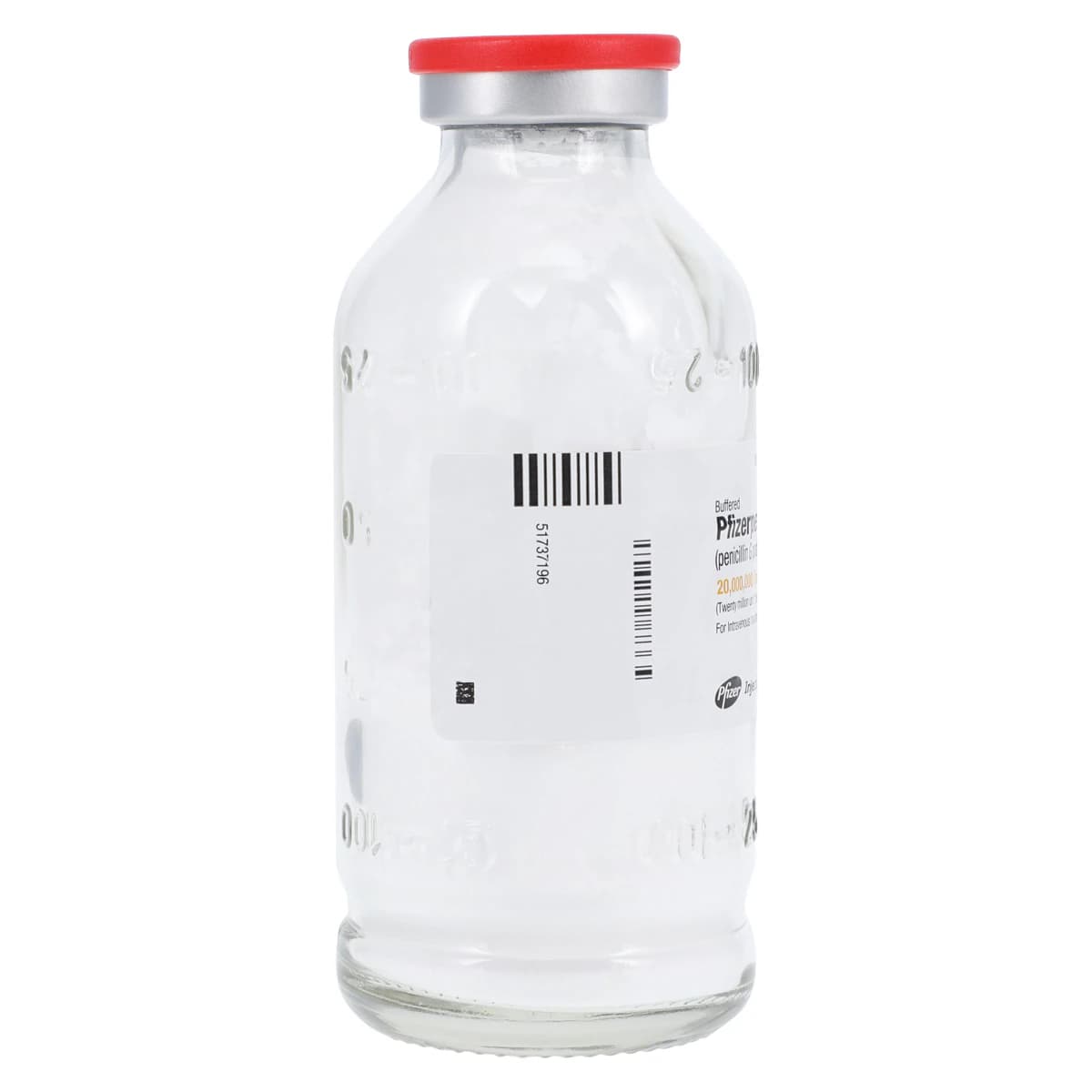 Pfizerpen-G (Penicillin G Potassium) Injection, 20 Million Units per Vial, Powder for Reconstitution, 20 mL Vial thumbnail 5