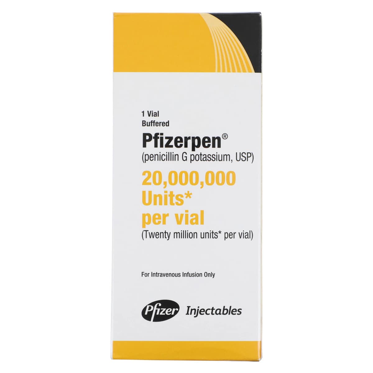 Pfizerpen-G (Penicillin G Potassium) Injection, 20 Million Units per Vial, Powder for Reconstitution, 20 mL Vial thumbnail 7